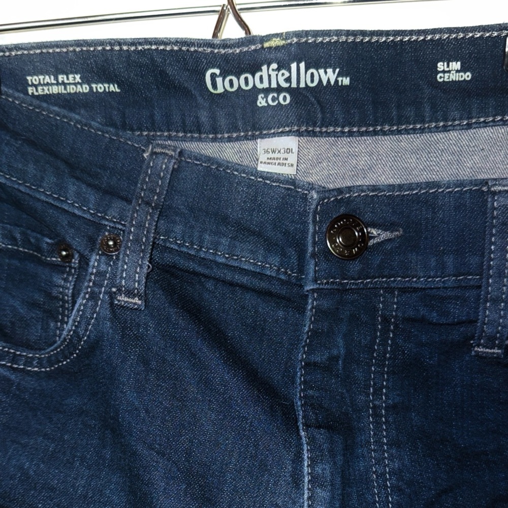 Goodfellow & Co Slim Total Flex 36x30 Dark Denim Jeans